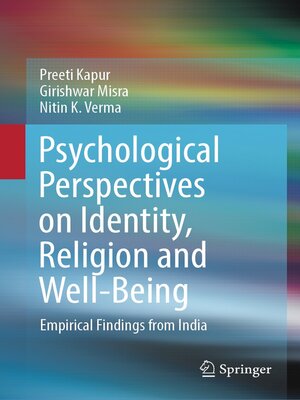 cover image of Psychological Perspectives on Identity, Religion and Well-Being